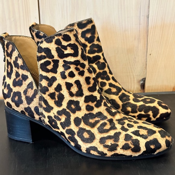 franco sarto calf hair booties
